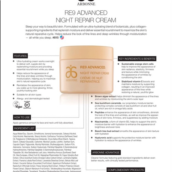 arbonne night cream